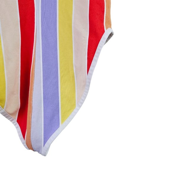 Nike Women's Retro Femme Striped Cotton Bodysuit, Sz S - Picture 6 of 8